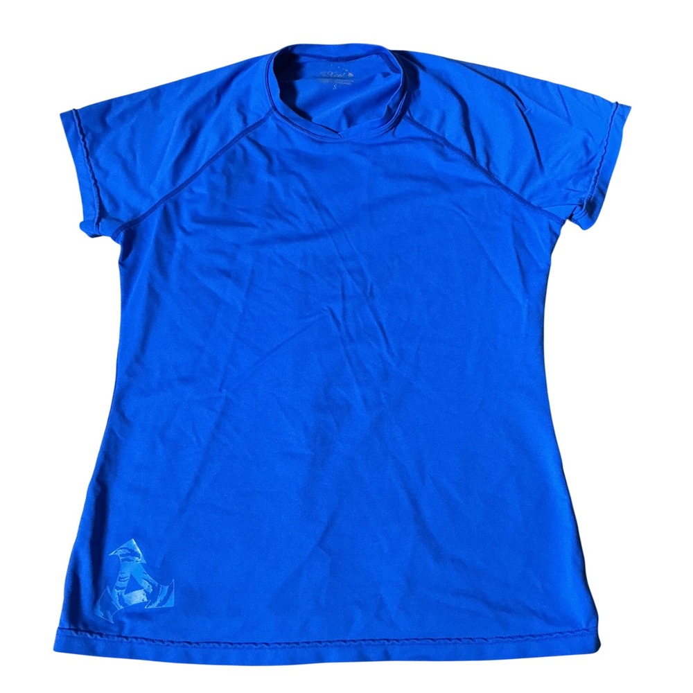 Xcel Womens Blue Short Sleeve Rash Guard‎ UPF 30+ Swim Top WLM43511 Size S